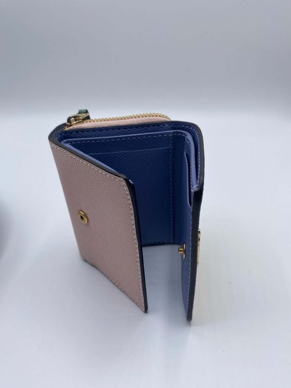 Coach Tri-Color Small Zip Wallet - Picture 6 of 6